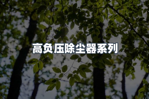 高负压除尘器系列